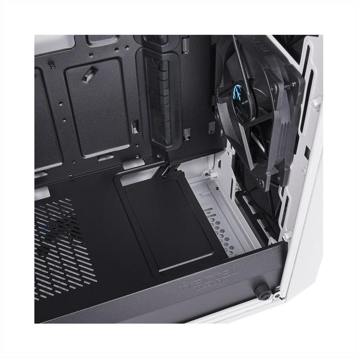 Корпус Fractal Design Meshify C TG, без БП, ATX, Midi-Tower, белый - фото 51298811