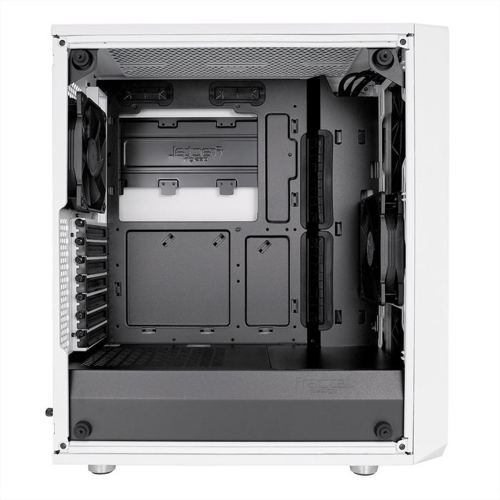 Корпус Fractal Design Meshify C TG, без БП, ATX, Midi-Tower, белый - фото 51298814