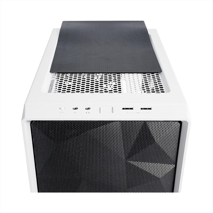 Корпус Fractal Design Meshify C TG, без БП, ATX, Midi-Tower, белый - фото 51298796