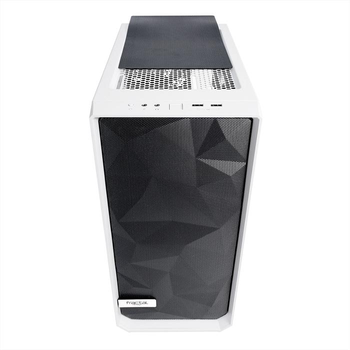 Корпус Fractal Design Meshify C TG, без БП, ATX, Midi-Tower, белый - фото 51298797