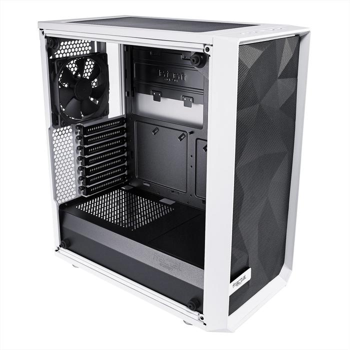 Корпус Fractal Design Meshify C TG, без БП, ATX, Midi-Tower, белый - фото 51298800