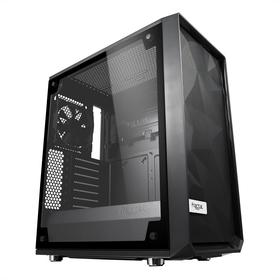 Корпус Fractal Design Meshify С Blackout TG Light, без БП, ATX, Midi-Tower, черный