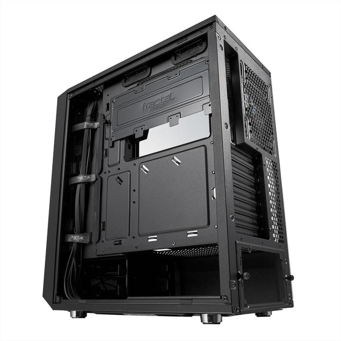 Корпус Fractal Design Meshify С Blackout TG Light, без БП, ATX, Midi-Tower, черный - фото 51298828