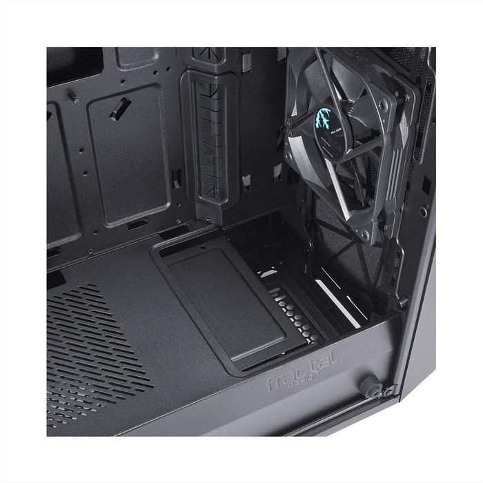 Корпус Fractal Design Meshify С Blackout TG Light, без БП, ATX, Midi-Tower, черный - фото 51298833