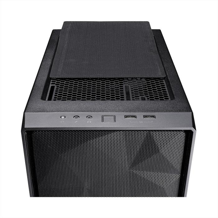 Корпус Fractal Design Meshify С Blackout TG Light, без БП, ATX, Midi-Tower, черный - фото 51298821