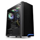 Корпус Thermaltake H100 TG, без БП, ATX, Midi-Tower, черный - фото 51487691