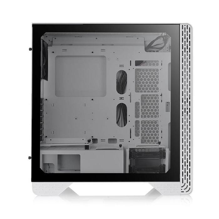 Корпус Thermaltake S300 TG Snow, без БП, ATX, Midi-Tower, белый - фото 51298889