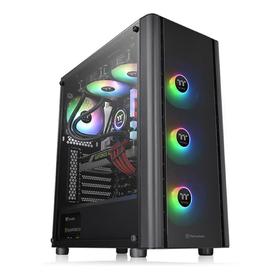 Корпус Thermaltake V250 TG ARGB, без БП, ATX, Midi-Tower, черный