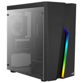 Корпус Aerocool Bolt Mini TG, без БП, mATX, Mini-Tower, черный