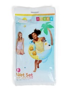 Круг для плавания «Милые зверята», 84 (91) см × 76 см, от 8 лет, до 40 кг, 59266NP, цвет МИКС - Фото 6