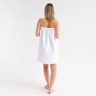 Полотенце банное Экономь и Я «Парео» 68×150 см, цвет белый, 100%хл с AIRO, 320 г/м² - Фото 6