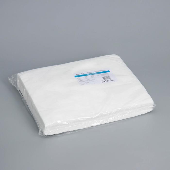 Салфетка одноразовая Чистовье, 25×30 см, спанлейс, 100 шт/уп, цвет белый - Фото 1