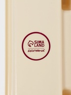 Лоток для столовых приборов с крышкой Доляна, 4 секции, пластик, 30×18×4.5 см, молочный - Фото 7