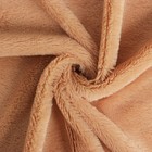 Лоскут для рукоделия, 50 × 50 cм, мех, цвет светло-коричневый - Фото 2