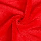 Ткань для рукоделия, мех, красная, лоскут 50×50 см - Фото 1