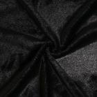 Лоскут для рукоделия, 50 × 50 cм, мех, цвет чёрный - Фото 2