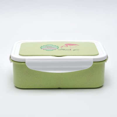 Ланч бокс с отделениями для еды, контейнер для еды, 1.4 л, 21.5 х 7.3 х 15 см, микс