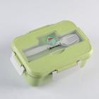 Ланч бокс с отделениями для еды, контейнер для еды, 1.1 л, 21.5 х 7.6 х 15 см, микс - Фото 1