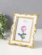 Фоторамка для фото 13×18 см «Розы и эмаль», пластик под металл, молочный, 24×18.5 см - Фото 6