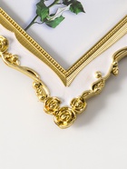 Фоторамка для фото 13×18 см «Розы и эмаль», пластик под металл, молочный, 24×18.5 см - Фото 7