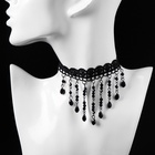 Чокер «Госпожа» россыпь бусин, цвет чёрный, L=31 см - Фото 7