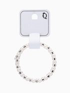 Браслет-пружинка «Жемчуг. Жемчужный ряд», d=6.5 см, стразы, белый в серебре - Фото 5