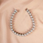 Подхват для штор «Бусы из жемчуга», d=1.5 см, 40±1 см, серый - Фото 2