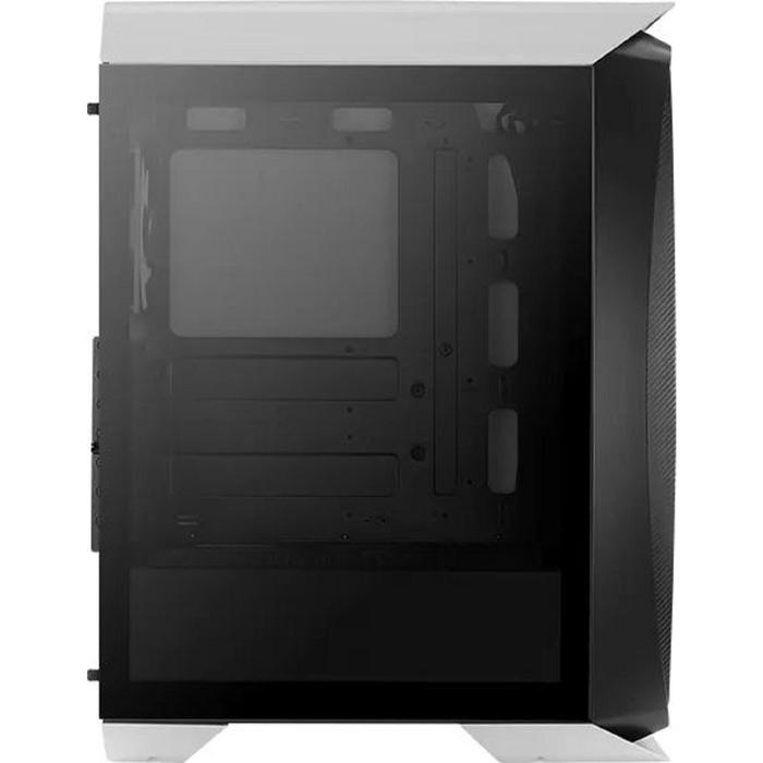 Корпус Aerocool Aero One Frost-G-WT-v1, без БП, ATX, Midi-Tower, черный, белый - фото 51299054