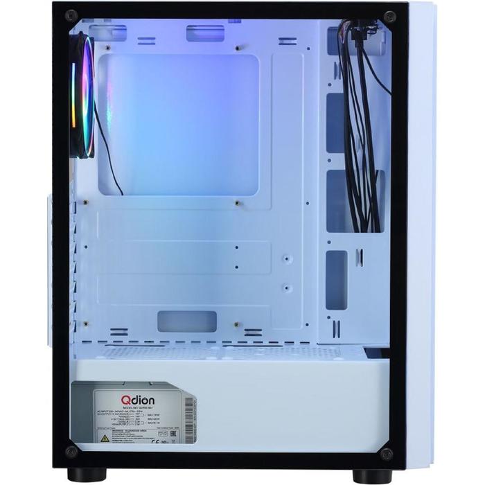 Корпус Formula CL-3302W RGB, без БП, ATX, Midi-Tower, белый - фото 51299060