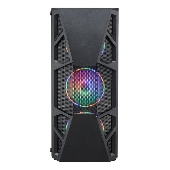 Корпус Formula CL-3303B RGB, без БП, ATX, Midi-Tower, черный - фото 51299068