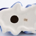 Сувенир «Крокодил», лежит, средний, 3 см, гжель - Фото 4