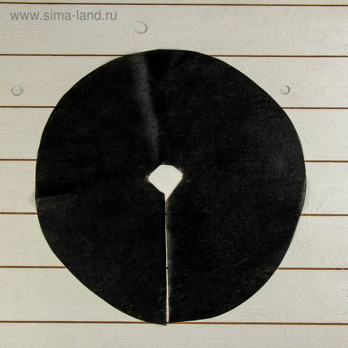 Круг приствольный, d = 0,4 м, плотность 60 г/м², спанбонд с УФ-стабилизатором, набор 10 шт., чёрный, «Агротекс» - Фото 1