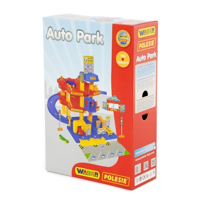 Парковка Auto Park, многоуровневая, с машинами
