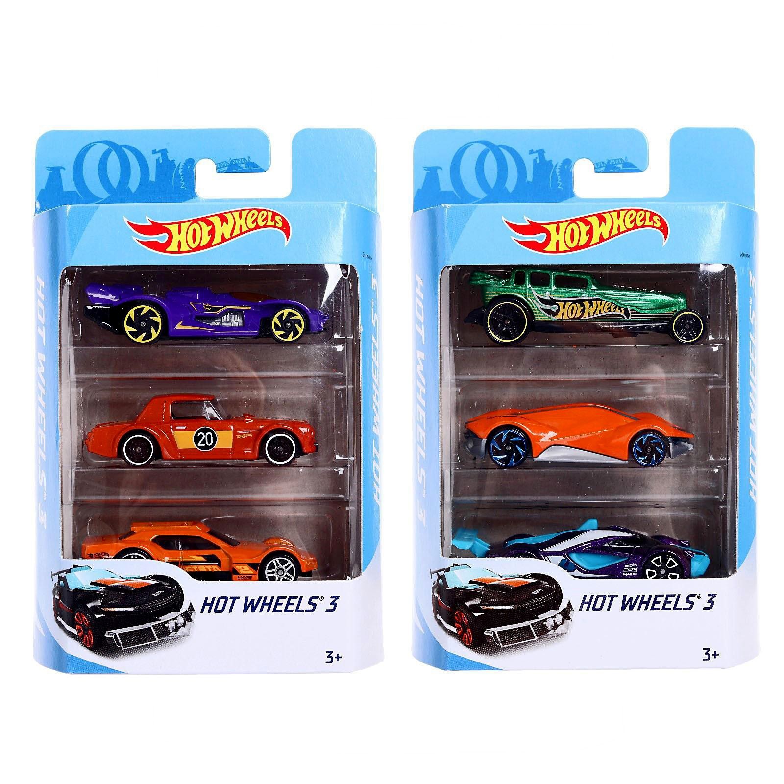 Набор машинок Hot Wheels, в наборе - 3 шт, МИКС (693938) - Купить по цене  от 800.00 руб. | Интернет магазин SIMA-LAND.RU