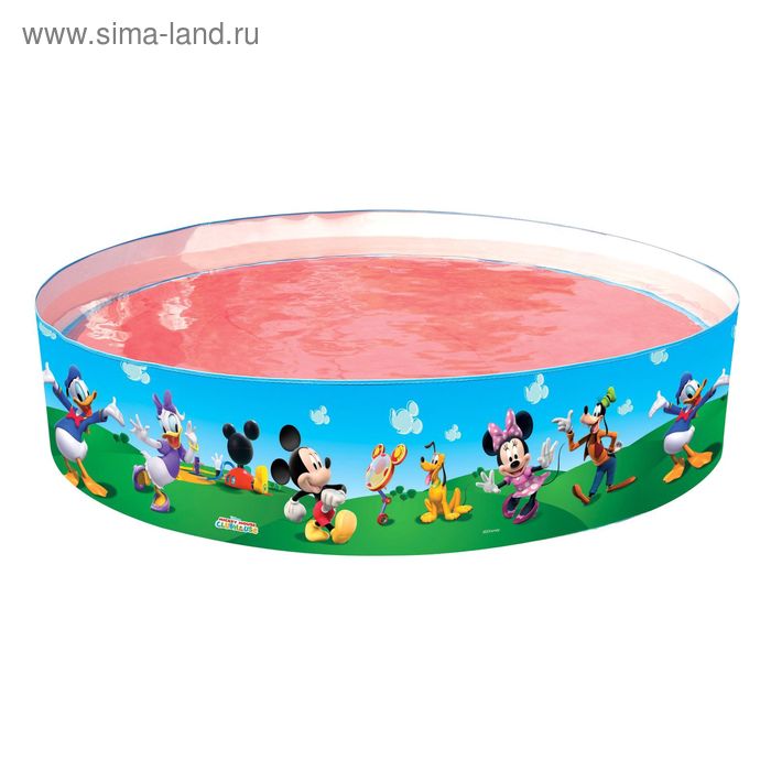 Бассейн "Микки Маус", жёсткий борт, 183 х 38 см, от 3 лет - Фото 1