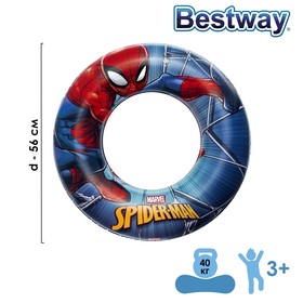 Круг для плавания Spider-Man, d=56 см, от 3-6 лет, 98003 Bestway 694251