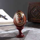 Сувенир Яйцо на подставке икона "Божья Матерь Феодоровская" - фото 9821814