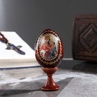 Сувенир Яйцо на подставке икона "Божья Матерь Иверская" - Фото 4