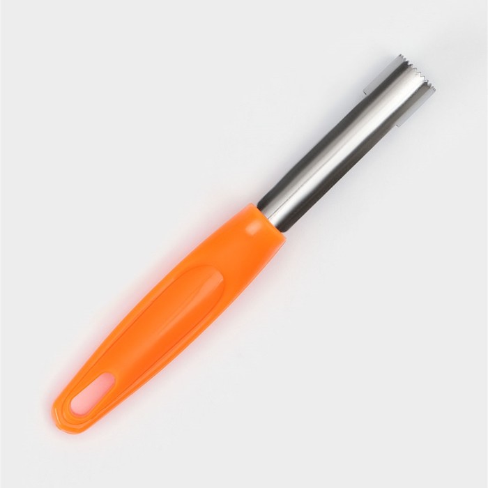 Нож для сердцевины Доляна «Оранж», 21 см, цвет оранжевый - фото 1883198287