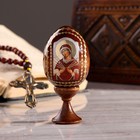 Сувенир Яйцо на подставке икона "Божья Матерь Семистрельная" - фото 8576112