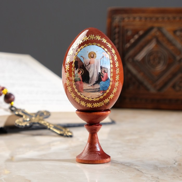 Сувенир Яйцо на подставке "Воскресенье Христово" - Фото 1
