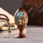 Сувенир Яйцо на подставке икона "Святое семейство" - фото 9542544