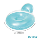 Шезлонг «Замороженный Неон» с подушкой, 137х122 см, МИКС 58889NP INTEX - Фото 2