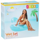 Шезлонг «Замороженный Неон» с подушкой, 137х122 см, МИКС 58889NP INTEX - Фото 5