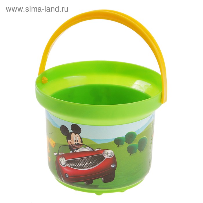 Ведро-формочка "Микки CARS", серия DISNEY 1литр - Фото 1