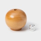 Мельница для специй Доляна «Дуновение леса», 21×4.5 см, керамический механизм, бежевая - Фото 3