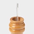 Мельница для специй Доляна «Дуновение леса», 21×4.5 см, керамический механизм, бежевая - Фото 6