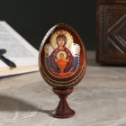 Сувенир Яйцо на подставке икона "Божья Матерь Неупиваемая чаша" - Фото 4