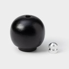 Мельница для специй Доляна «Дуновение леса», 21×4.5 см, керамический механизм, чёрная - Фото 3