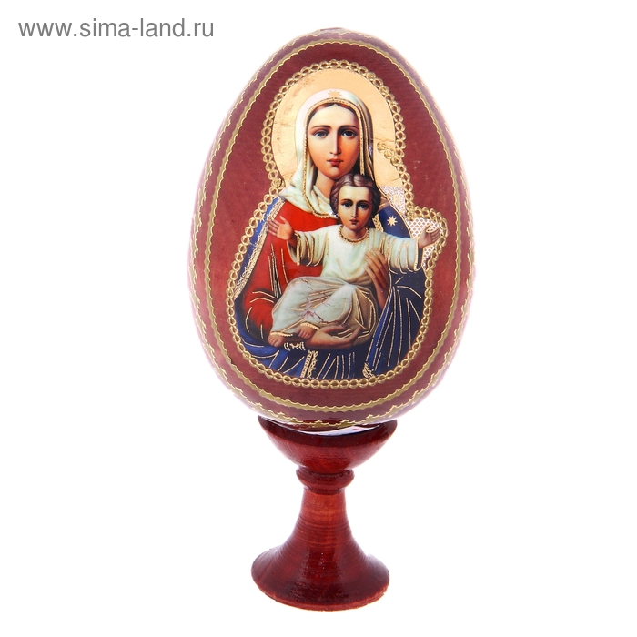Сувенир Яйцо на подставке икона "Аз есмь" - Фото 1